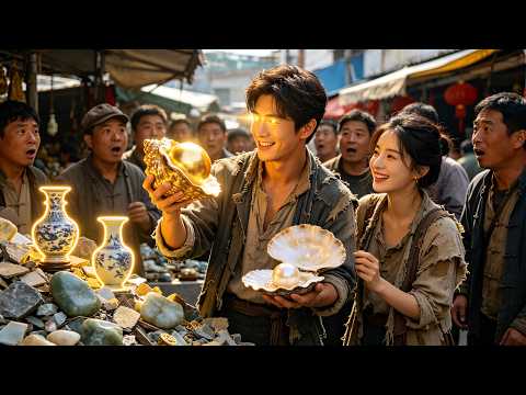 A blind villager gains x-ray vision, finds treasures and turns his life around.