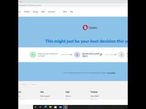 How To Download and Install Opera Browser For Pc