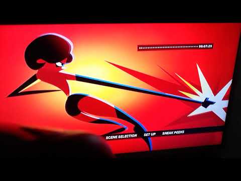 Opening to Incredibles 2 2018 Blu-ray (Disc 1)