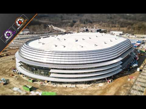 T ARENA BRNO | Kompletní výstavba multifunkční haly v časosběrném filmu