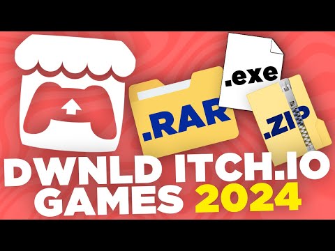 How To Download Itch.io Games 2024! (.rar .zip .exe)