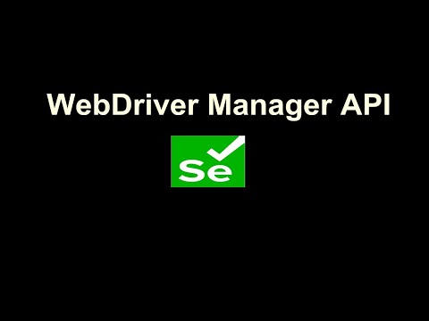 WebDriverManager || Bonigarcia API || Launch Browser without manually Downloading any Driver exe