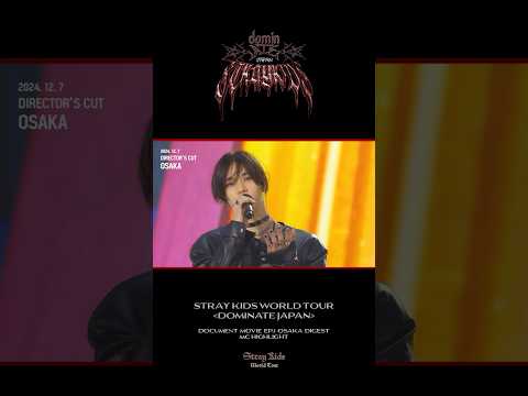 LIVE Blu-ray『Stray Kids World Tour ＜dominATE JAPAN＞』 Document Movie Ep.1 OSAKA MC Highlight