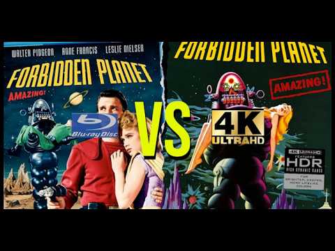 FORBIDDEN PLANET (1956) CinemaScope 4K Ultra HD VS. 2010 Blu-Ray COMPARISON @Arrow_Video