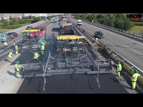 Stavitelé v akci | ep.47 -  pokládka asfaltu na dálnici | IMOS Brno