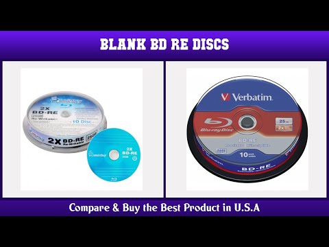 Top 10 Blank BD-RE Discs to buy in USA 2021 | Price &amp; Review