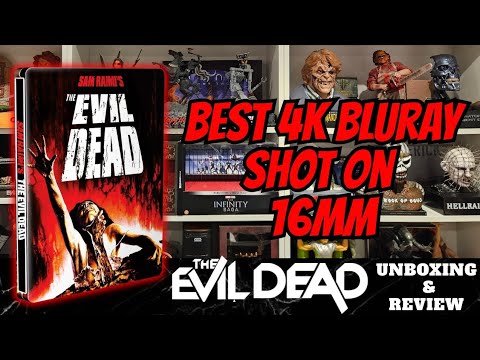The Evil Dead 4k Ultra HD Bluray Steelbook Unboxing &amp; Review.