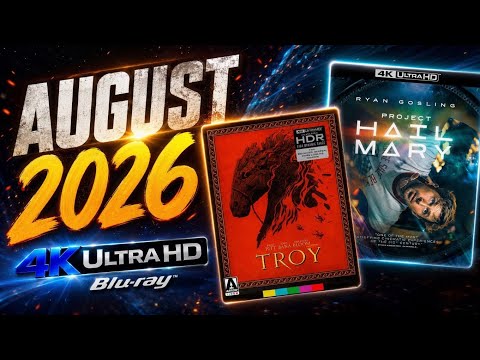 New 4K UHD Blu-ray Releases for August 2026!
