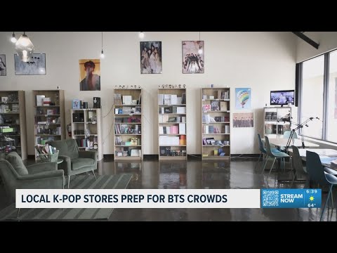 Local K-Pop stores prep for the BTS crowds