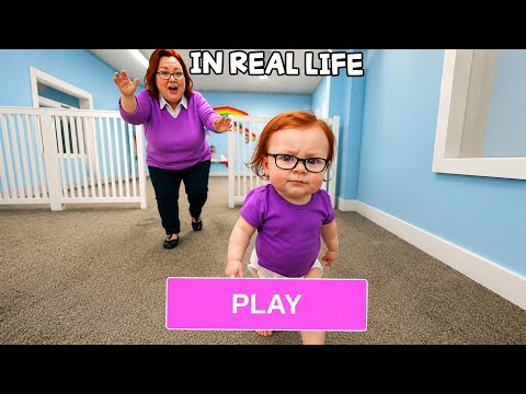 BETTY Caught in BETTY'S NURSERY ESCAPE IN REAL LIFE!OBBY Roblox Update All Morphs Full Gameplay