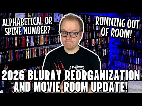 2026 BLURAY Reorganization And MOVIE Room Update!