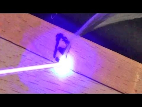 🔥 Pocket Blu-ray Laser Burner! Burn Wood Instantly!