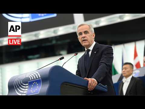 LIVE: Canada PM Mark Carney addresses European Parliament (Full speech)