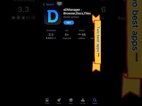 || Two best apps for downloading something through iphone || #ytstudio