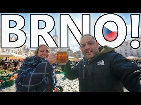 Our First Hours in BRNO 🇨🇿 Czech Food, Beer &amp; Exploring the Old Town