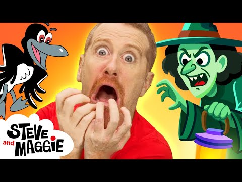 Halloween Monster Camping Adventure with Steve and Maggie | Haunted House | Play Spooky Kids Game