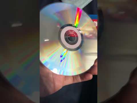 This is what a blue ray lens cleaner DVD looks like