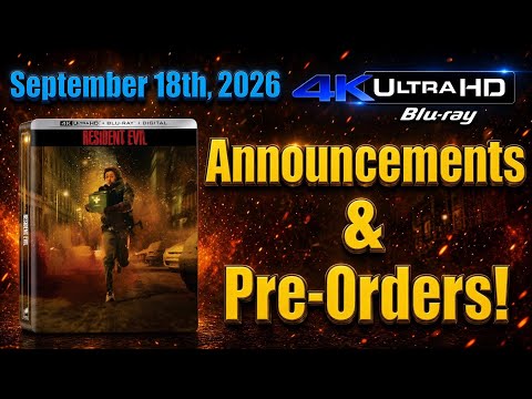 New 4K UHD Blu-ray Announcements &amp; Pre-Orders for September 18th, 2026! 