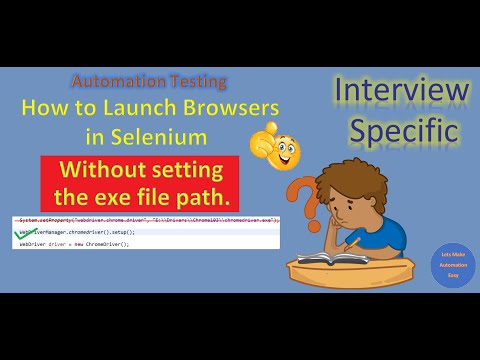 Launch any Browser in Selenium without exe file. | Pradeep Nailwal