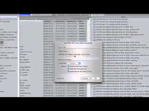 DVCPRO Frame Rate Converter
