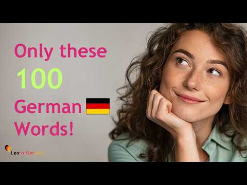 Stop Wasting Time: Learn These 100 German Words Instead | 4 Week Plan | Learn German