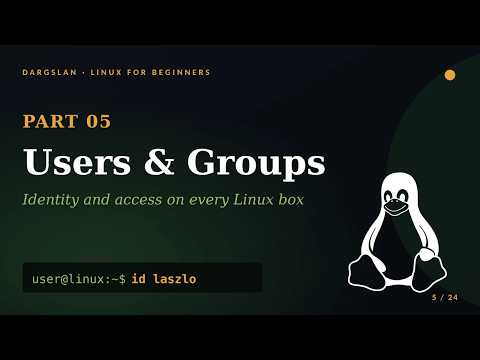 Linux for Beginners #5 — Users &amp; Groups | /etc/passwd Decoded