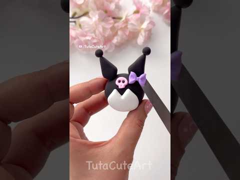 DIY Kuromi CUTE pen 💜💀🎀