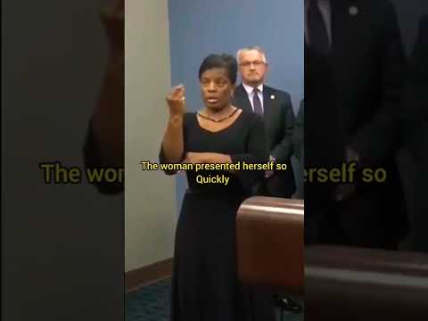 a women that fake to speak sign language in Florida #news #shorts