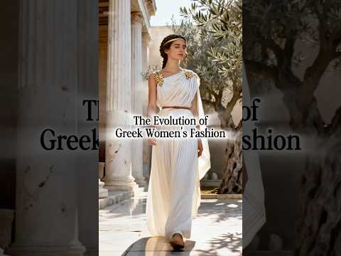 The Evolution of Greek Women’s Fashion 🇬🇷 #history