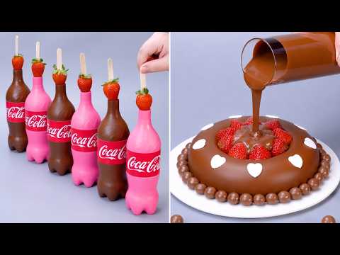 🍓👄Best Tasty Strawberry Cake Transformation Hacks | Yummy Chocolate Cake Decoerating You'll Love