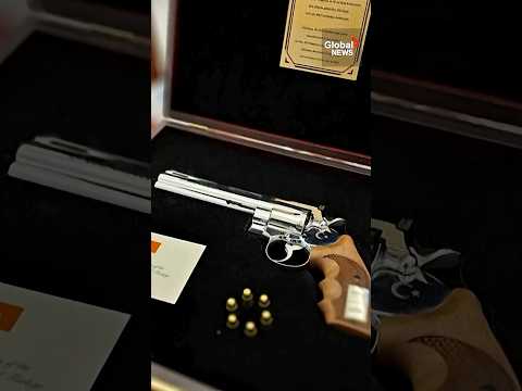 Carney jokes his gift of maple syrup “undermatched” .357 Magnum revolver gifted by Turkey’s Erdogan