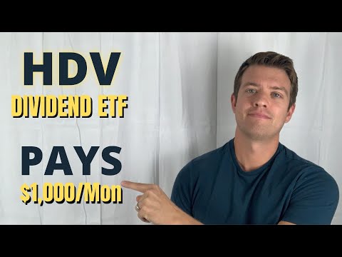How Big Of A Paycheck Does HDV Pay || HIGH Dividend Bear Market ETF