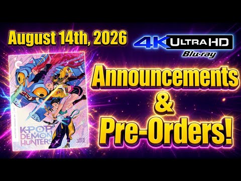 New 4K UHD Blu-ray Announcements &amp; Pre-Orders for August 14th, 2026! 