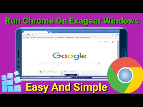 Run Google Chrome On Exagear Windows Emulator || Run Exe file On Android phone On Exagear Windows||