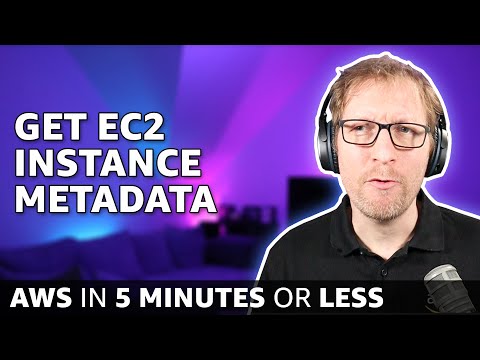Get EC2 instance metadata with the command line // How to get the AWS instance id and other metadata