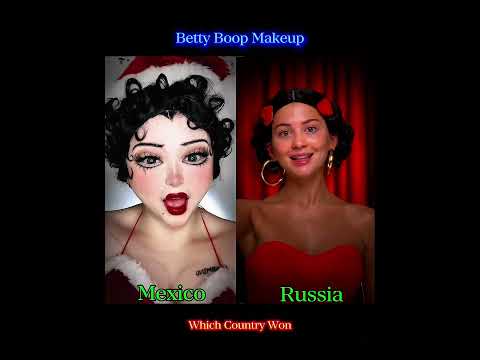 Betty Boop makeup #makeup #shortvideo