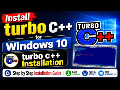 How to download and Install Turbo C++ on Windows 10