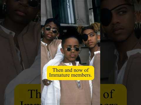 Then and now of IMx members. #rnb #hollywoodstar #superstar #immature #boyband #band