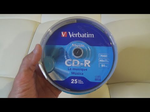 VERBATIM MUSIC CD-R 80 MINUTE 700 MB BLANK RECORDABLE AUDIO DISCS CUSTOMER REVIEW AND CLOSER LOOK