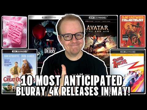 My 10 MOST Anticipated Bluray And 4K Releases Of MAY 2026!