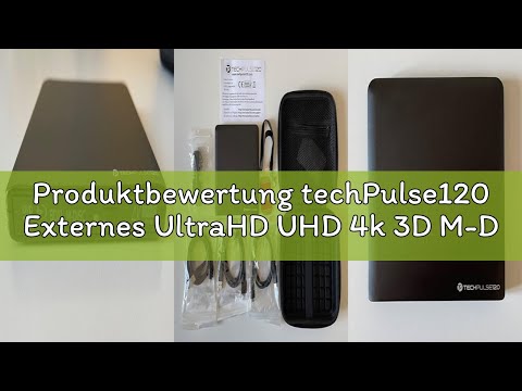Produktbewertung techPulse120 Externes UltraHD UHD 4k 3D M-DISC BDXL HDR10 100GB USB 3.0 &amp; USB-C Lau