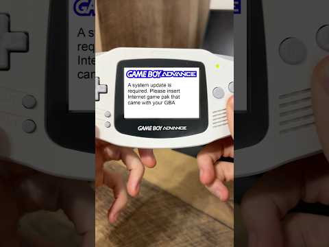 If GBA Needed System Updates #systemupdate #gba #gameboy #download