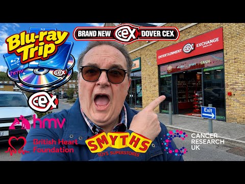 taking SHELTER in a new CEX on this Blu-ray Hunting Trip please SEND HELP! Longest Hunt EVER!