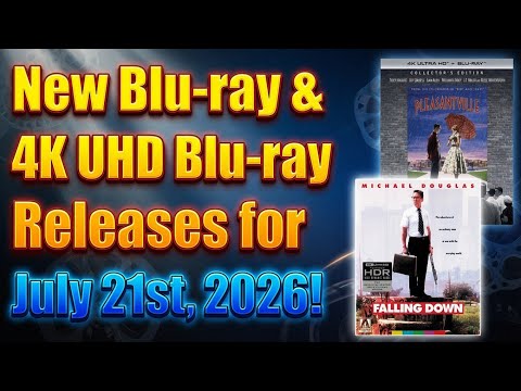 New Blu-ray &amp; 4K UHD Blu-ray Releases for July 21st, 2026! 