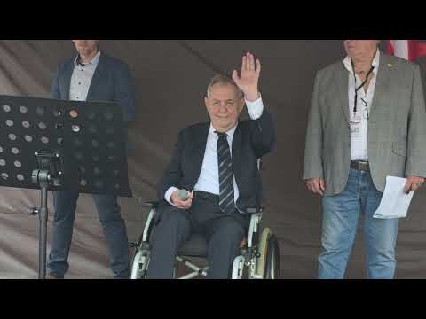 Miloš Zeman: Protest proti sjezdu sudeťáků v Brně 24.5.2026