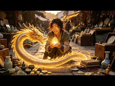 Dragon brings wealth! Poor girl awakens dragon god, gets dragon eyes, gets rich from antiques.
