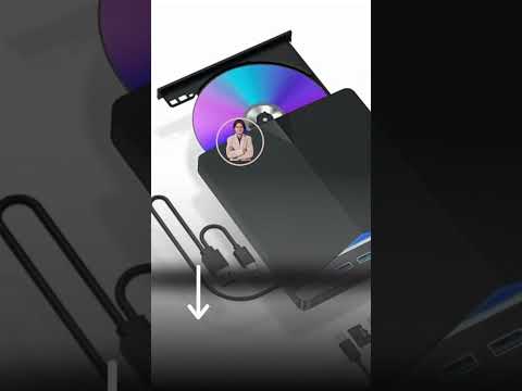 how to use external cd drive on laptop? #shorts
