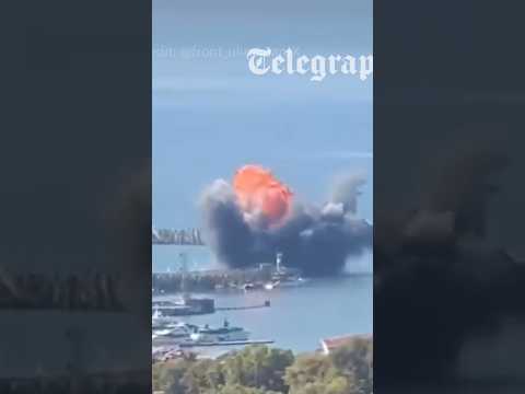 Russian Black Sea port 'under attack' by Ukraine
