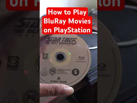 How to Play Blu Ray movie discs on your PlayStation #ps4 #ps5