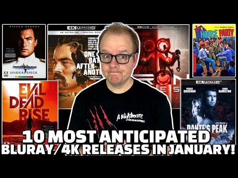 My 10 MOST Anticipated 4K And BLURAY Releases Of JANUARY 2026!